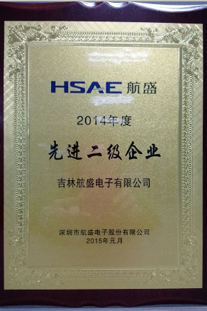 2014年度先进二级企业